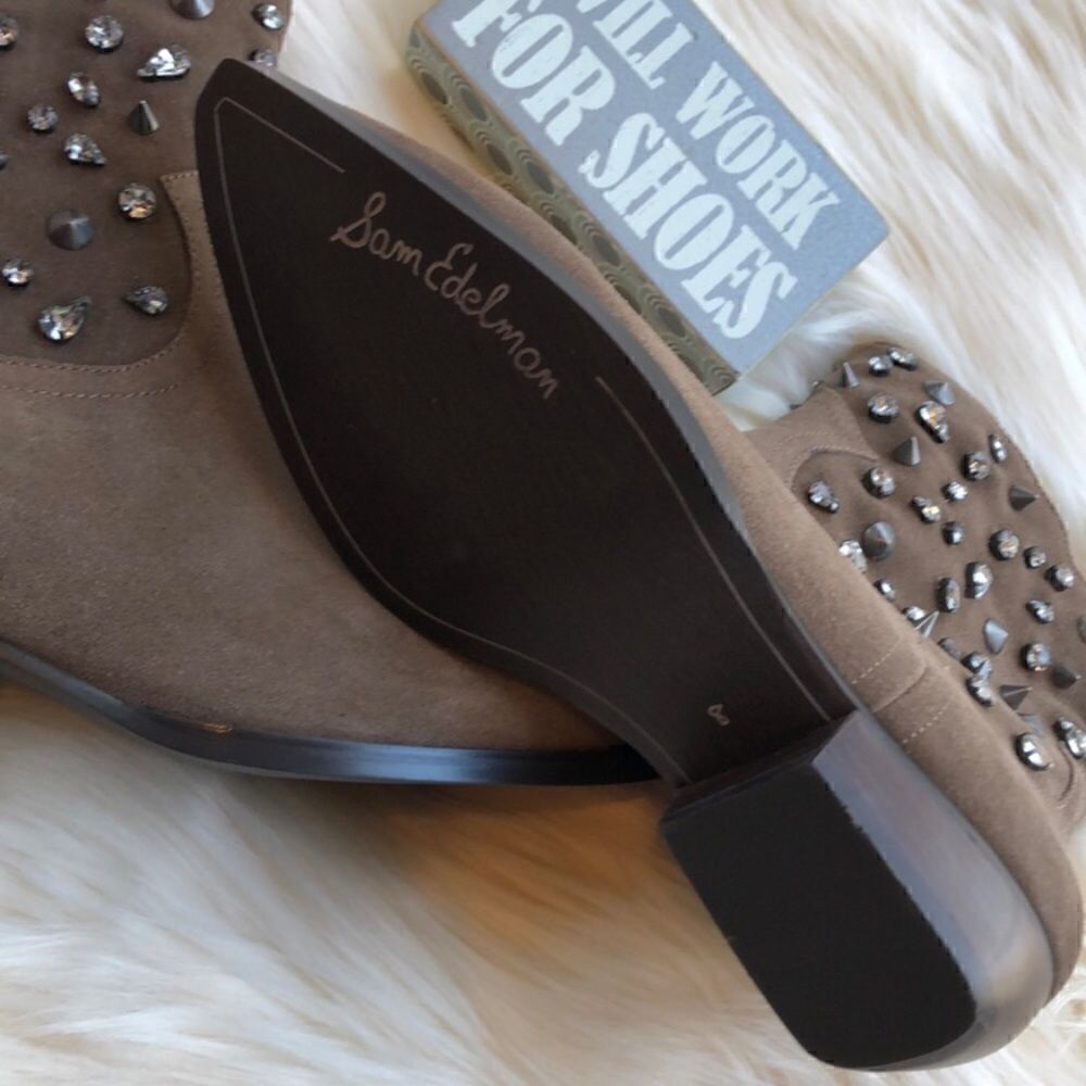 Sam Edelman Avril Embellished Bootie with studs - Picture 7 of 8